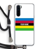 WK Wielrennen: OnePlus Nord Transparant Hoesje met koord