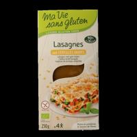 Lasagnebladen van gele linzen glutenvrij bio 250 Gram
