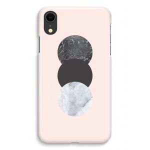 Marmeren cirkels: iPhone XR Volledig Geprint Hoesje