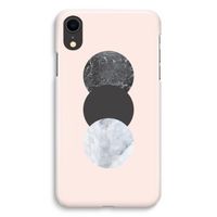 Marmeren cirkels: iPhone XR Volledig Geprint Hoesje