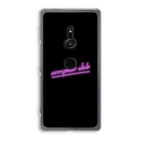 Vice Black: Sony Xperia XZ2 Transparant Hoesje