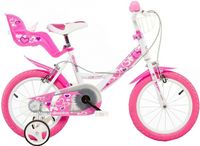 Dino Bikes 8006817902461 fiets Stadsfiets 35,6 cm (14") Roze, Wit - thumbnail