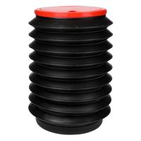 Benson auto afvalbakje - opvouwbaar - met deksel - 17 x 25 cm - vakantie / onderweg