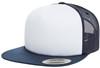 Flexfit FX6005FW Foam Trucker With White Front - Navy/White/Navy - One Size