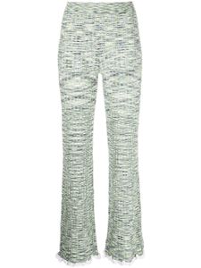 Simkhai pantalon Grayson en maille nervurée - Vert