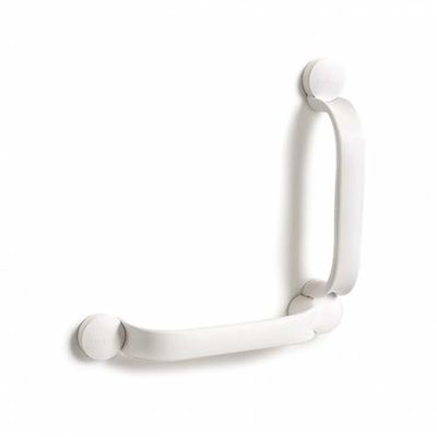 Flex wandbeugel - schroefmontage - wit 60 cm (2 x 30 cm)