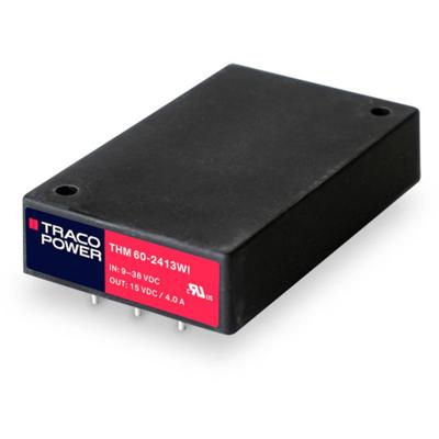 TracoPower THM 60-2411WI DC/DC-converter, print 24 V/DC 5.1 V/DC 12 A 60 W Aantal uitgangen: 1 x Inhoud 1 stuk(s)