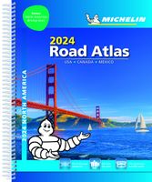 Wegenatlas Road Atlas USA Canada Mexico 2024 | A4-Formaat | Ringband | Michelin - thumbnail