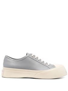 Marni baskets Pablo en cuir - Gris