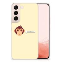 Samsung Galaxy S22 Telefoonhoesje met Naam Monkey Samsung Galaxy S22 Telefoonhoesje met Naam Monkey
