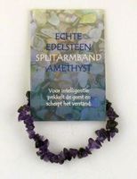 Splitkralen armband amethyst op kaart