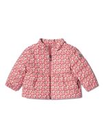 Moncler Enfant doudoune à logo imprimé - Rose - thumbnail