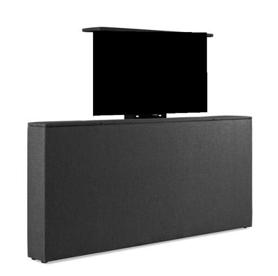 2dekans Voetbord met TV-lift 180 x 87Zwart/Antraciet - Lichte stofschade (Niet in originele verpakking)