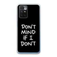 Don't Mind: Xiaomi Redmi 10 Transparant Hoesje