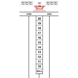 Bulls Dart Scorebord Flex 30x60 cm