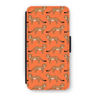 Cheetah: iPhone 12 Flip Hoesje