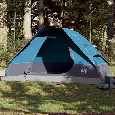 VidaXL Koepeltent 6-persoons waterdicht blauw