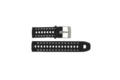 Timex horlogeband T5K549 Silicoon Zwart 22mm