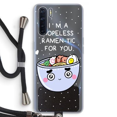 I'm A Hopeless Ramen-Tic For You: Oppo A91 Transparant Hoesje met koord