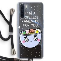 I'm A Hopeless Ramen-Tic For You: Oppo A91 Transparant Hoesje met koord