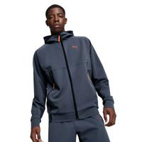 PUMA Pumatech Trainingsjack Woven 2024-2025 Donkergrijs Oranje