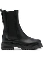 Sergio Rossi bottes en cuir à design sans lacets - Noir - thumbnail