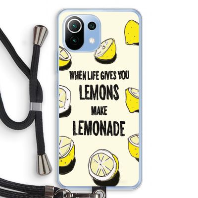 Lemonade: Xiaomi Mi 11 Lite Transparant Hoesje met koord