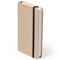 Luxe schriftje/notitieboekje zwart met elastiek A5 formaat   -