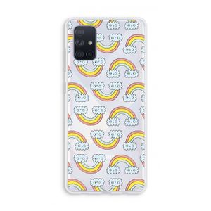 Regenboog: Galaxy A71 Transparant Hoesje