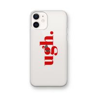 Ugh: iPhone 12 Transparant Hoesje