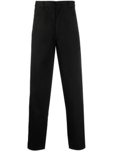 Comme Des Garçons Shirt pantalon en coton à coupe droite - Noir