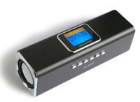 Technaxx MusicMan MA Display Soundstation Mini-luidspreker AUX, FM radio, SD, Draagbaar, USB Zwart - thumbnail