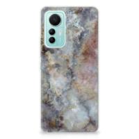Xiaomi 12 Lite | TPU | Siliconen hoesje | Marmer Grijs