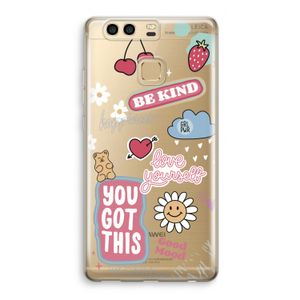 Positivity: Huawei P9 Transparant Hoesje