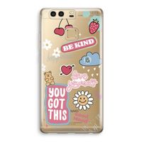 Positivity: Huawei P9 Transparant Hoesje