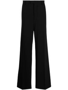 Ann Demeulemeester pantalon évasé Gaspar en laine vierge - Noir