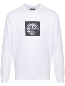 Stone Island sweat Compass en coton - Blanc