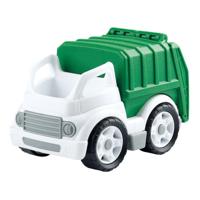 Playgo bio based vuilniswagen wit groen - 15cm