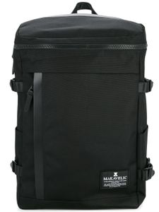 Makavelic sac à dos à patch logo - Noir