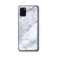 Witte marmer: Samsung Galaxy A31 Transparant Hoesje Witte marmer: Samsung Galaxy A31 Transparant Hoesje