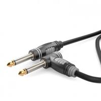 Sommer Cable HBA-6M6A-0600 Jackplug Audio Aansluitkabel [1x Jackplug male 6,3 mm (mono) - 1x Jackplug male 6,3 mm (mono)] 6.00 m Zwart