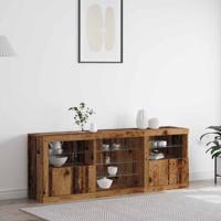 Dressoir Oud hout 181.5 x 37 x 67 cm Bewerkt hout