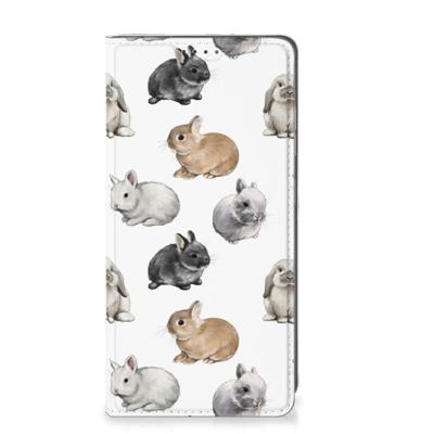 Smartphone hoesje voor Samsung Galaxy S25 Konijntjes