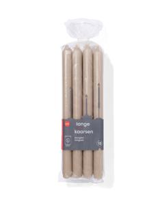 HEMA Lange Huishoudkaarsen Ø2.2x29 - 12 Stuks Naturel (naturel)