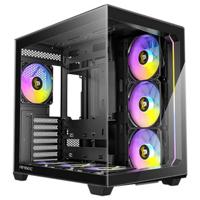 Antec C5 ARGB Midi-tower PC-behuizing Zwart Zijvenster, Stoffilter