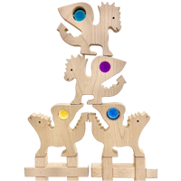 Papoose Toys Papoose Toys Gem Dragons/4pc