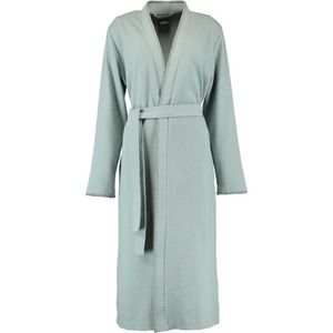Cawö Cawö 812 Dames kimono badjas - salbei-44 40/42