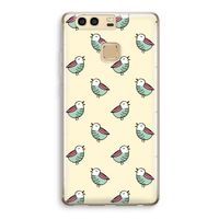 Vogeltjes: Huawei P9 Transparant Hoesje