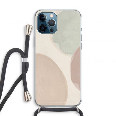 Geo #8: iPhone 12 Pro Transparant Hoesje met koord