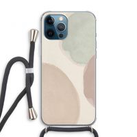 Geo #8: iPhone 12 Pro Transparant Hoesje met koord